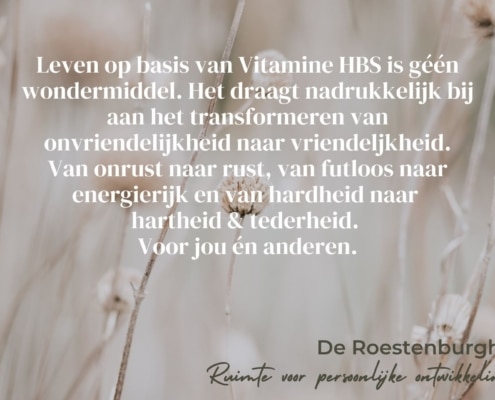 Vitamine HBS: geen wondermiddel